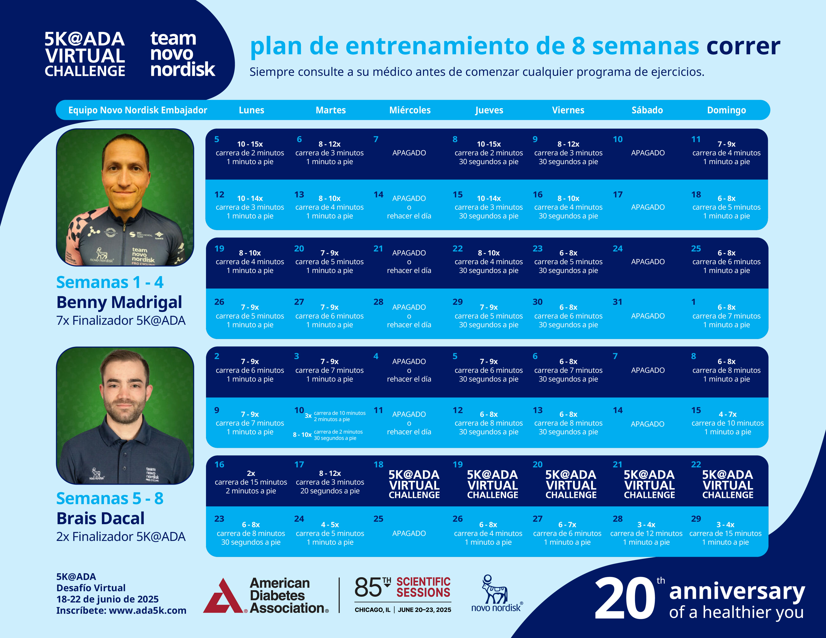 5K@ADA Training Plans