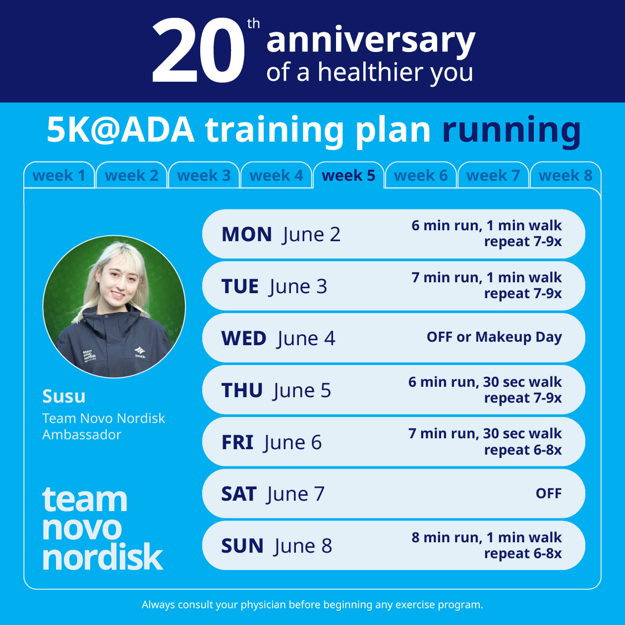 5K Training Plans Week 5 Run