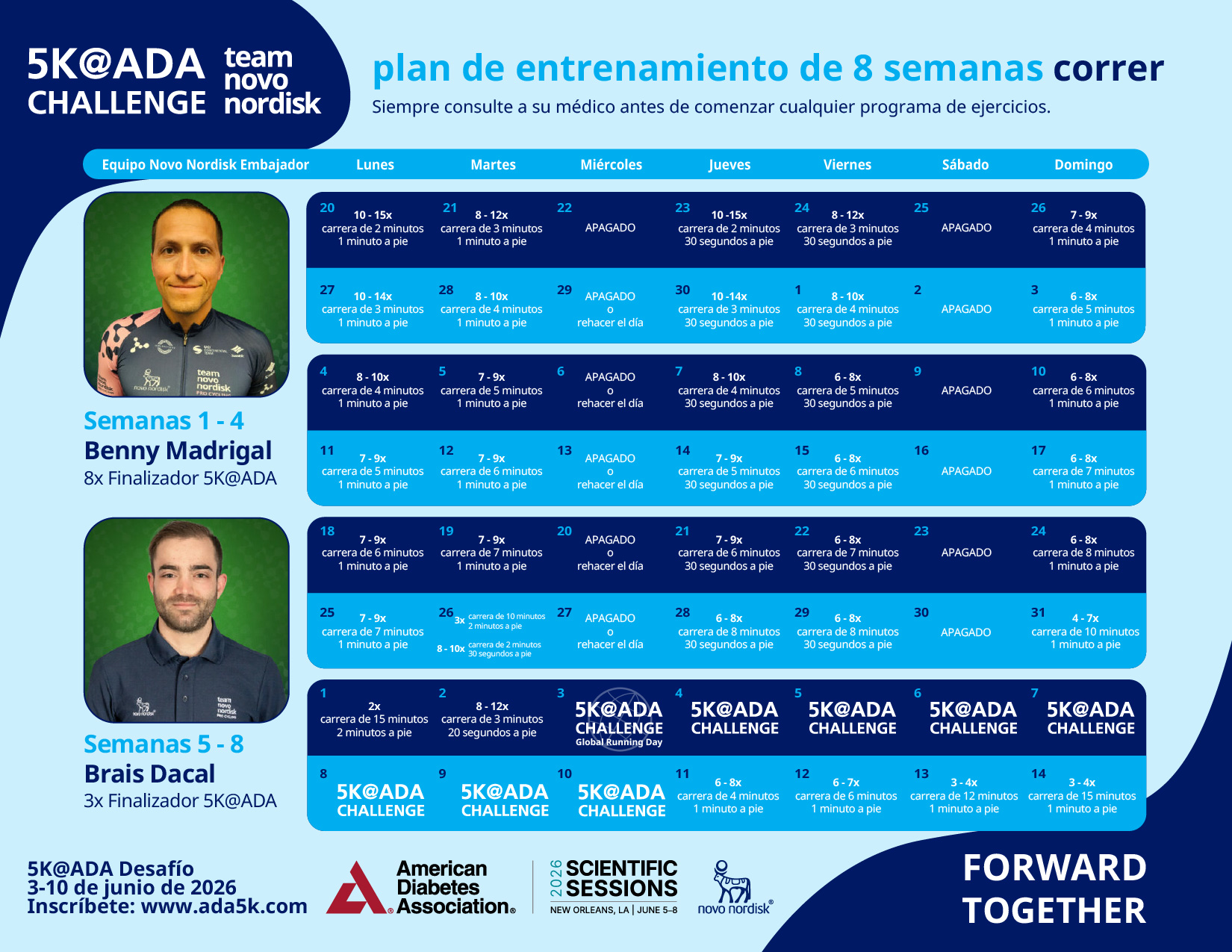 5K@ADA Training Plans